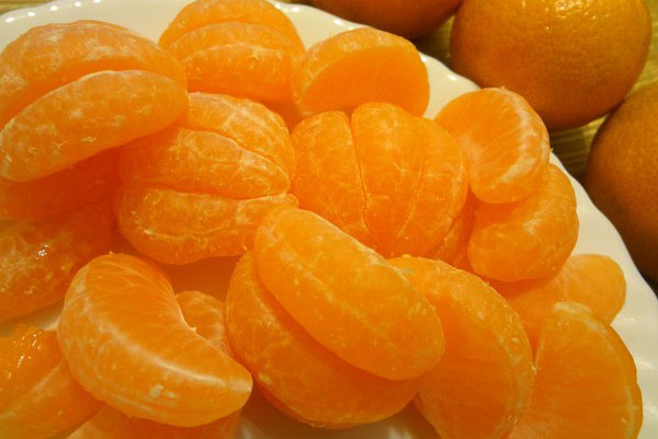 šupky mandarínok