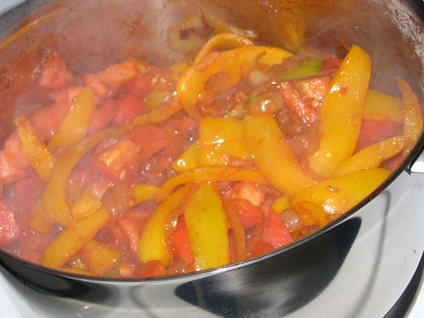 Stew pepper i tomatjuice