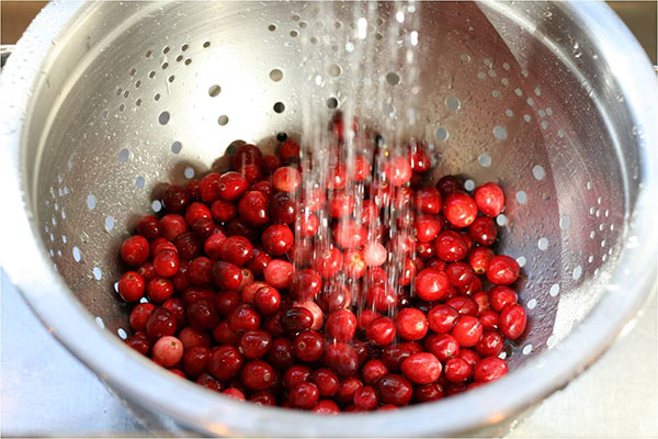 lave bem os cranberries