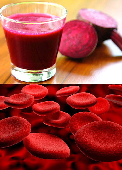 甜菜根汁影响红细胞的形成