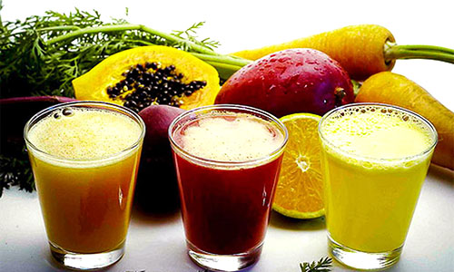 新鲜的天然果汁对身体有益