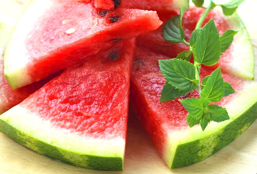Gecontroleerd gebruik van watermeloen heeft alleen maar voordeel