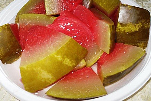 Marinovaný melón so sterilizáciou