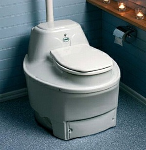 Kompaktná bio-toaleta na letnú dovolenku