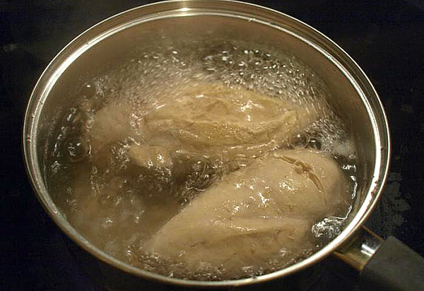 variť kurča