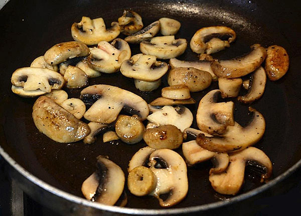 fritar cogumelos