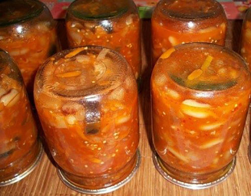 gulung kacang dalam sos tomato