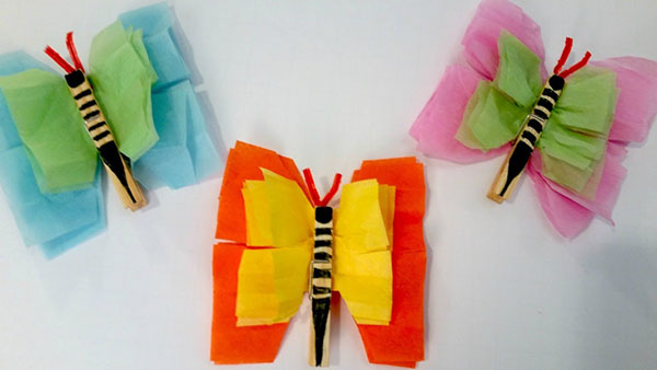 borboletas no quarto das crianças