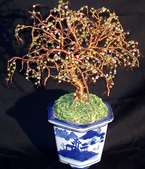 design og feste bonsai
