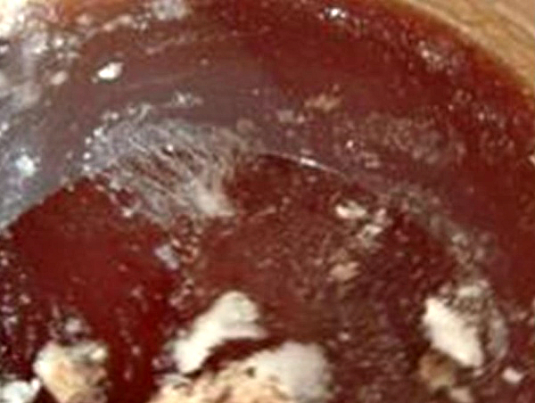 Espuma na gelatina durante o cozimento