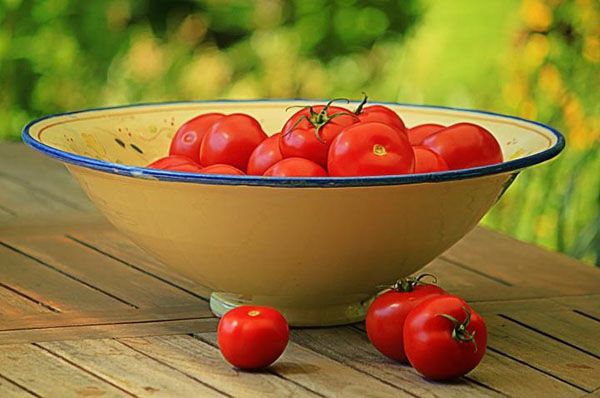 opslag van tomaten