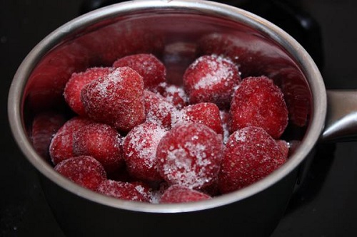 草莓，解冻