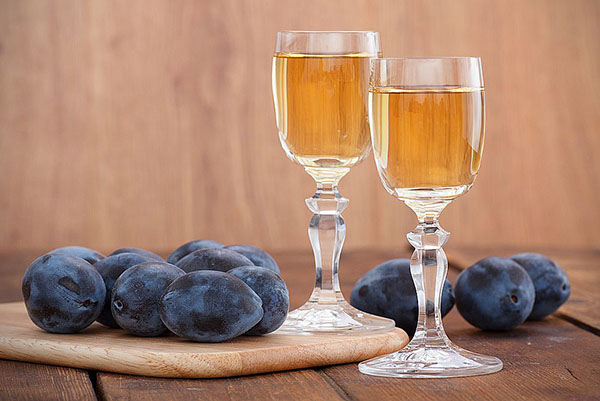 slivkové víno