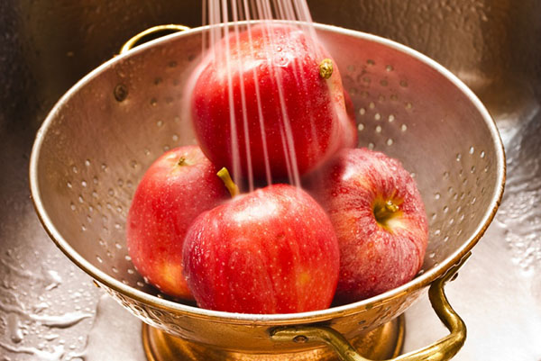 basuh epal untuk memasak