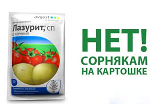 Herbicid for poteter fra ugress