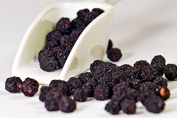 gedroogde aronia blackberry