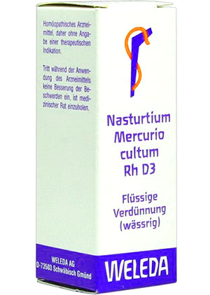 Penyediaan perubatan mengandungi nasturtium