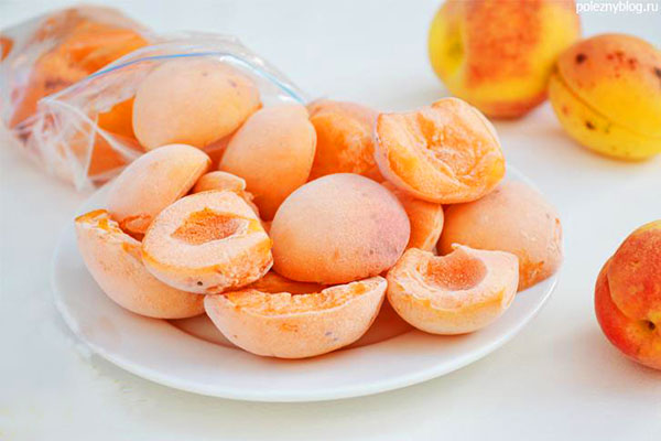 fryse aprikoser