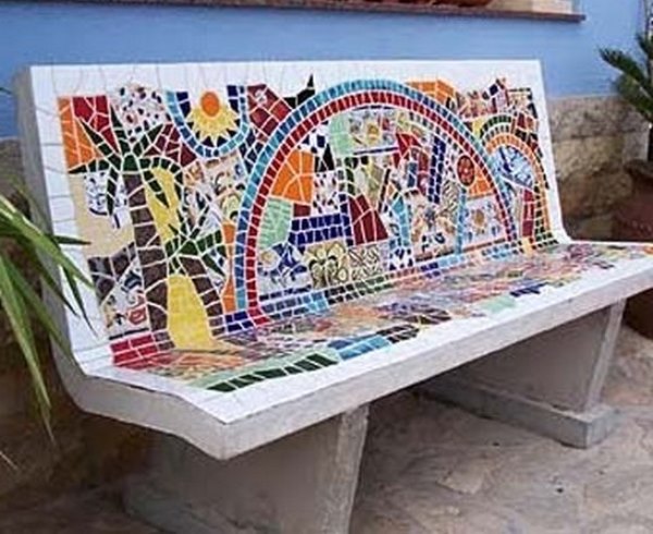 Mozaika ant stendo