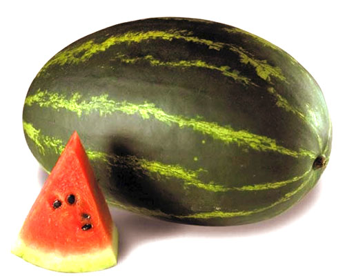 I små mengder er vannmelon nyttig for alle