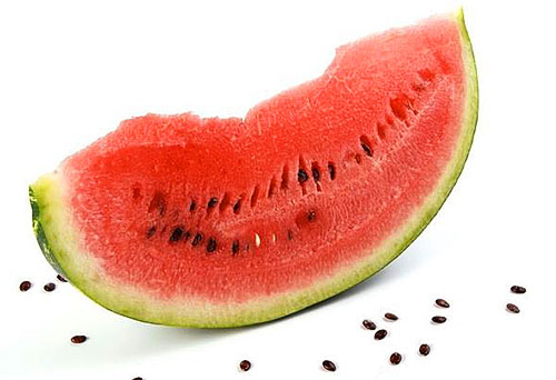 Odstráňte semená pred jedlom melóna