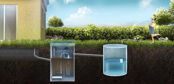 郊区的排水系统