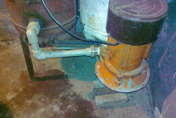 installation av Adigel pumpen