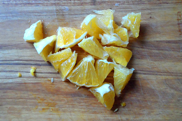 измельчить апельсин