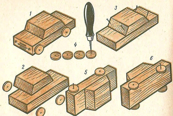 木头制成的机器