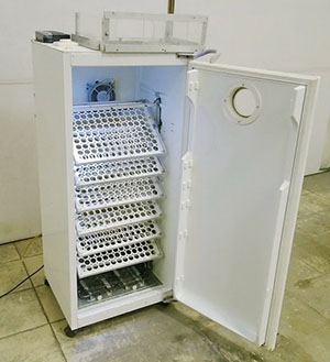 Inkubatorius iš šaldytuvo