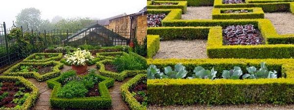 grădină de design cu plante artizanale fotografie