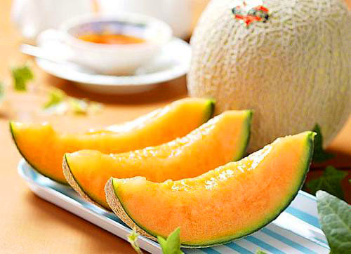 Aromatisk søt melon