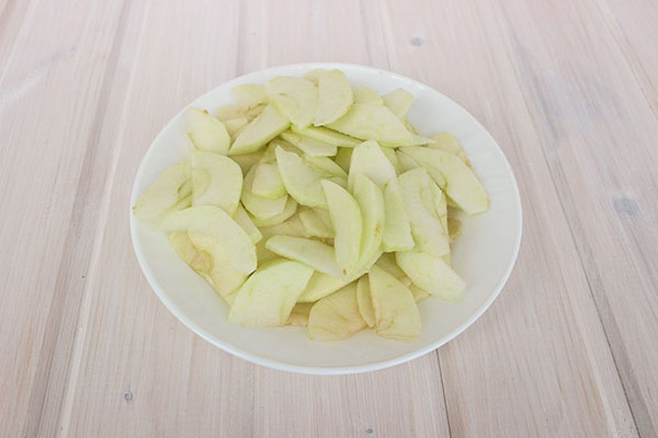 preparar maçãs