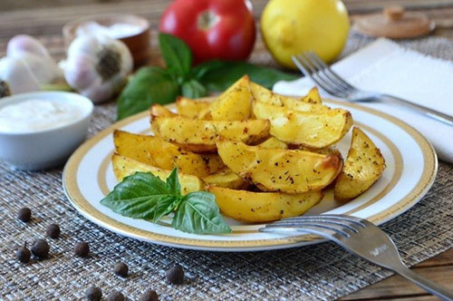 potatis enligt ett enkelt recept