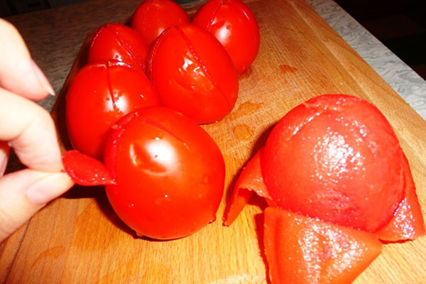 Blanch pomidorai