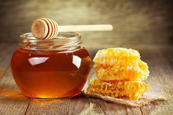 naturlig honung för te med havtorn