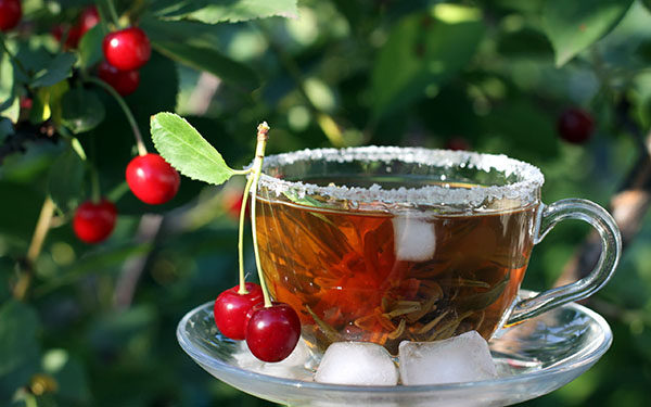 чай из вишневых листьев