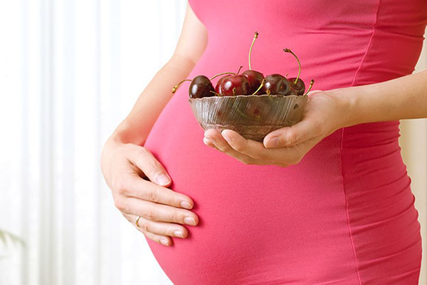 cereja durante a gravidez