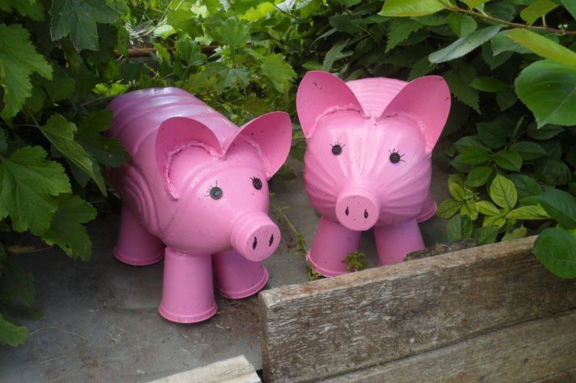 Slatke svinje iz plastičnih bočica