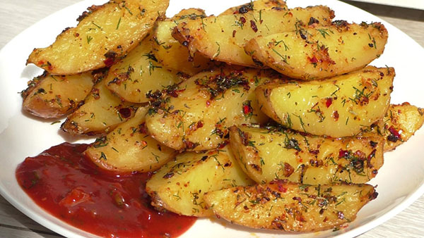 aardappel eidaho met saus