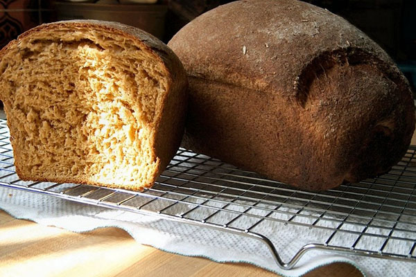 uporaben in okusen kruh rženega pšenice