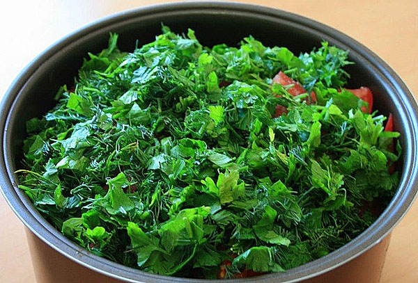 taburkan dengan herba