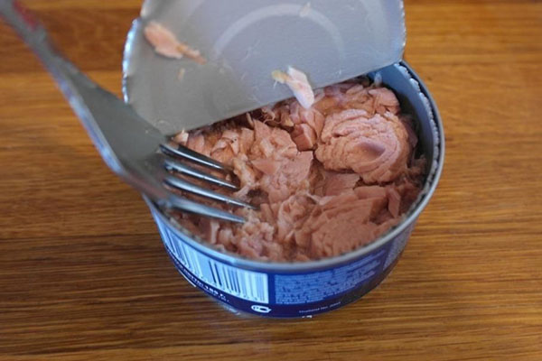 åpne tunfisken