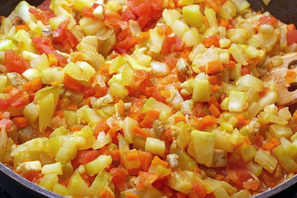 stew vegetabilsk salat
