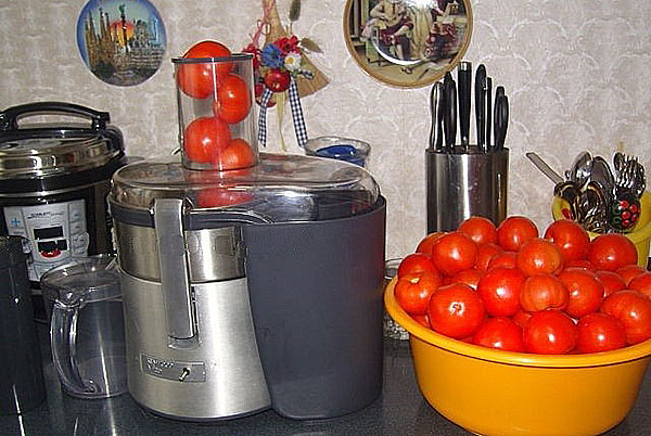pomidorų paruošimas