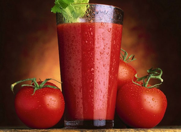 användbar juice från en tomat