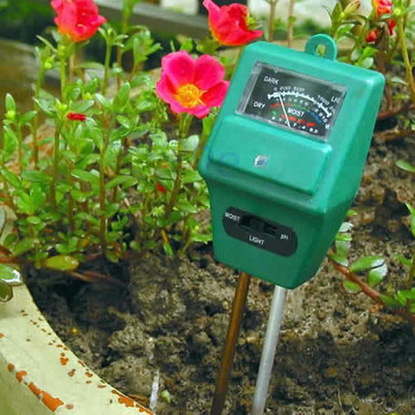 测量酸度和土壤湿度