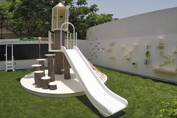 moderný dizajn detského ihriska