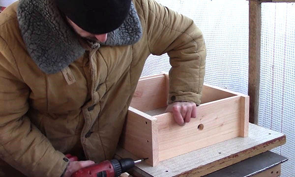 Een bijenkorf voor bijen samenstellen met je eigen handen