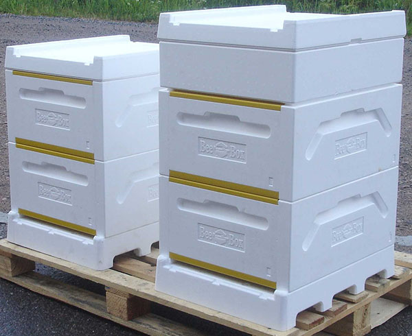 Hives diperbuat daripada polistirena yang diperluaskan